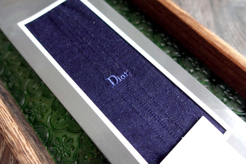 法国品牌Christian Dior Homme 多色男仕西装袜子高级绅士古着 - 绅士袜 - 棉．麻 多色