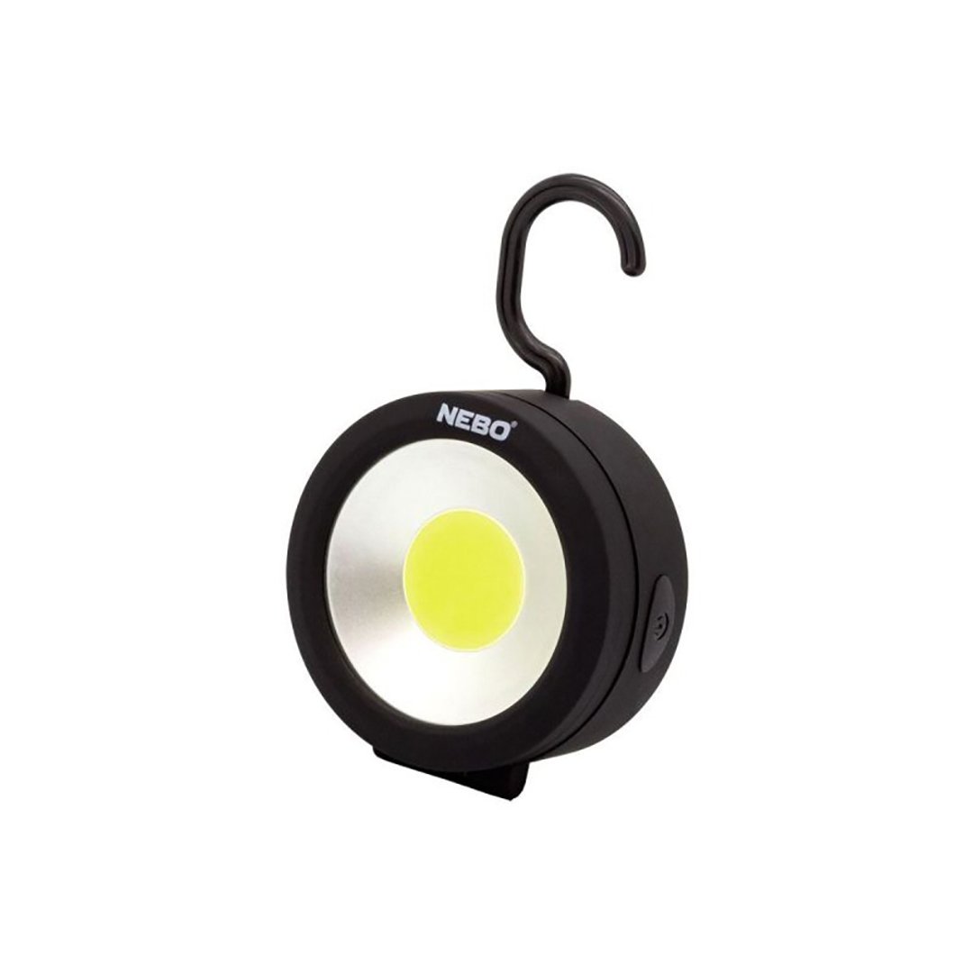 【NEBO】多角度磁吸照明灯 220流明 IPX4(吊卡) - 露营用品 - 铝合金 黑色
