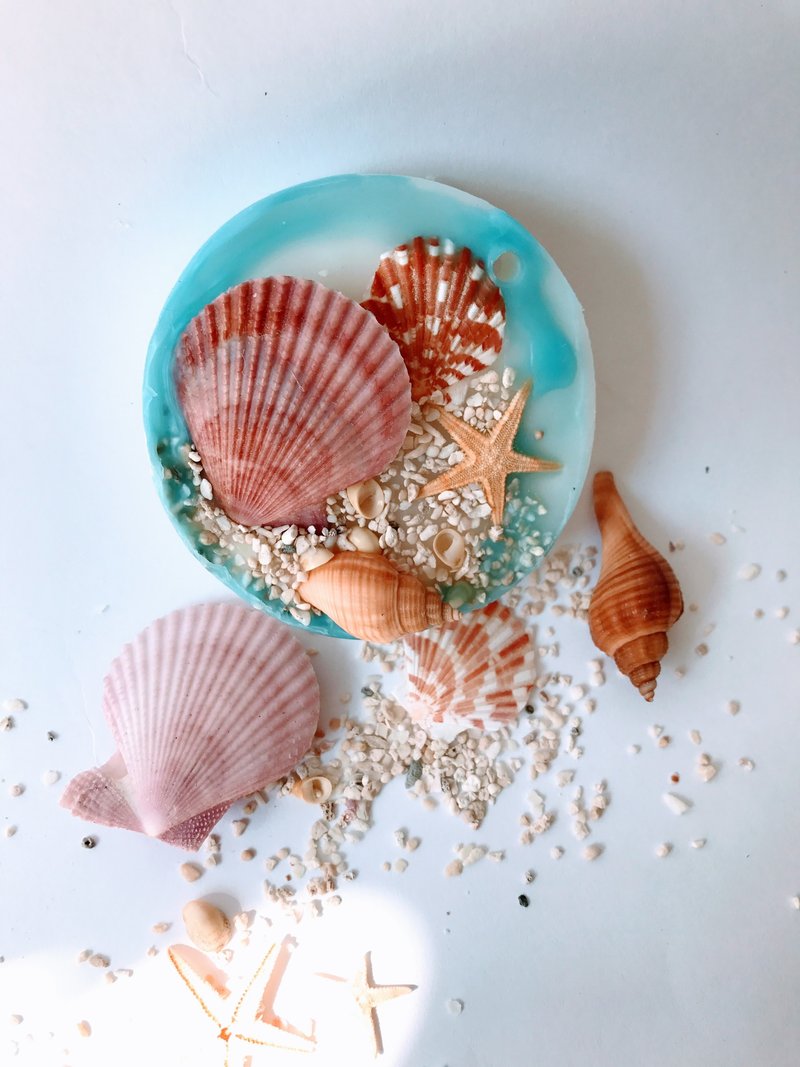 海洋的呼唤 磁铁礼盒(海洋防蚊香砖磁铁三个一组)/ 居家摆饰/送礼/毕业礼物 - 防蚊用品 - 蜡 蓝色