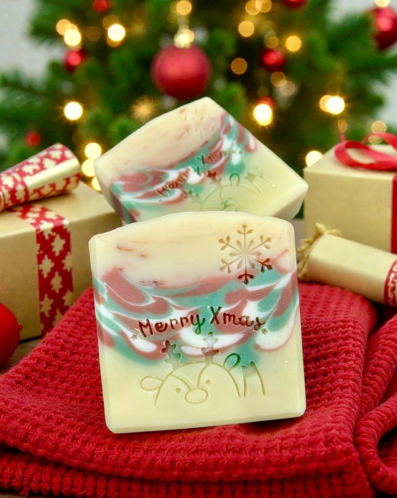 圣诞乳木滋养皂 - 肥皂/手工皂 - 其他材质 多色
