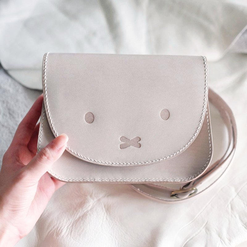 Miffy X The Lederer 斜孭袋 手缝皮革材料包 BS163 - 皮件 - 真皮 黑色