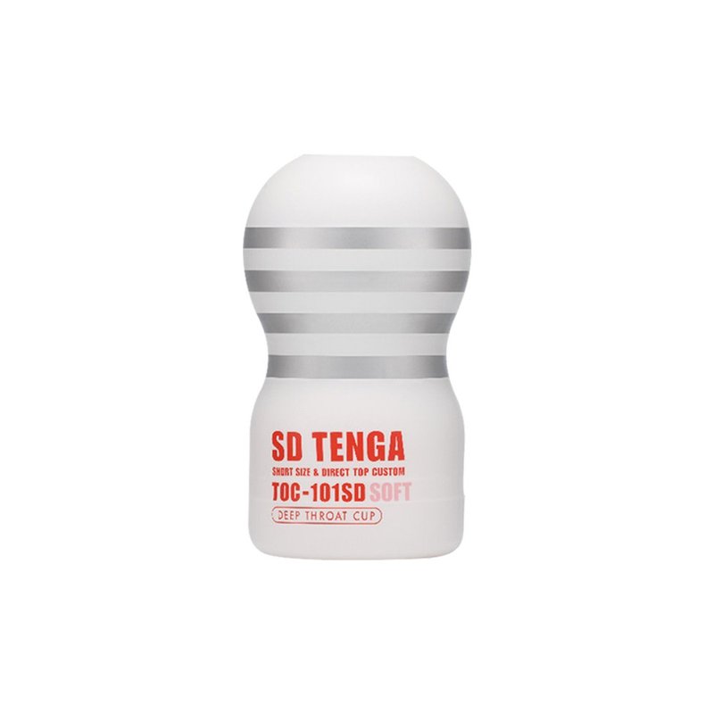 TENGA SD 柔嫩版 迷你顶部刺激 飞机杯 情人节礼物 - 情趣用品 - 塑料 白色