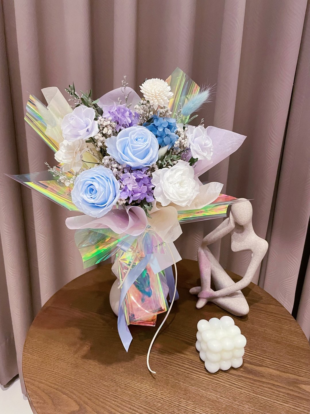 星河灿烂永生花束 干燥花束 情人节花束 求婚花束 告白花束 - 摆饰 - 植物．花 多色