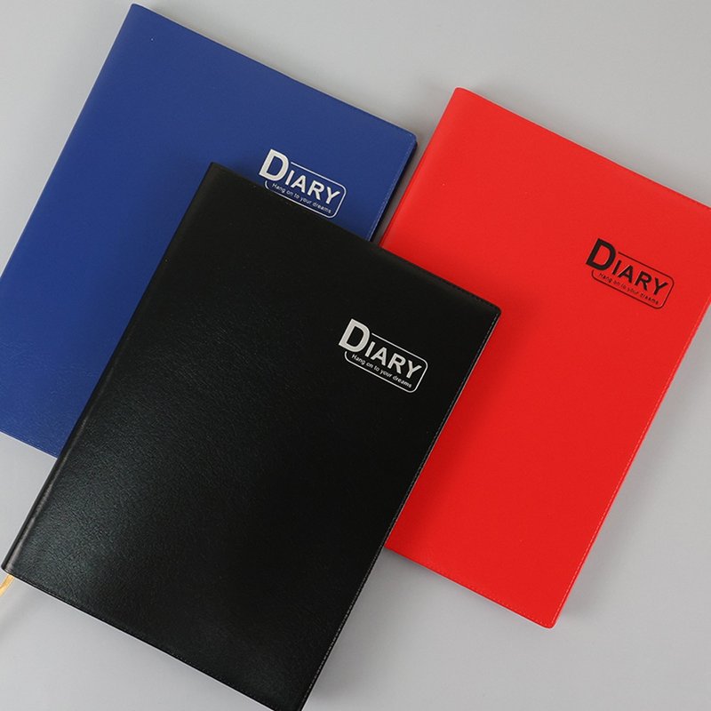 Chuyu 2026年A5/25K年度日志/传统工商日志手册(1周2页/左四右三) - 笔记本/手帐 - 纸 多色