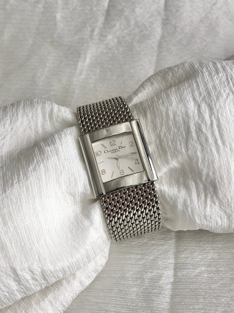 【 日本直送 名牌中古包 】Christian Dior 复古手表 银色 不锈钢 石英 D79-100 vintage 5vyrjt - 女表 - 不锈钢 银色
