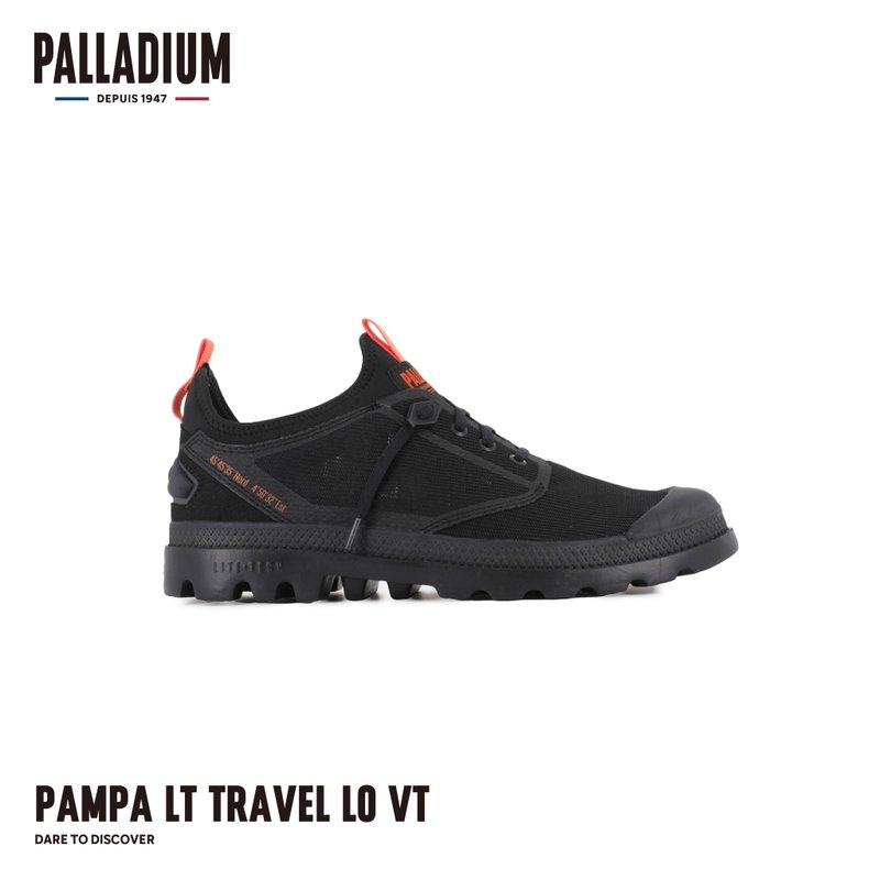 PALLADIUM PAMPA LT TRAVEL LO VT 轻量休闲鞋 黑 74473-008 - 女款休闲鞋 - 其他材质 多色
