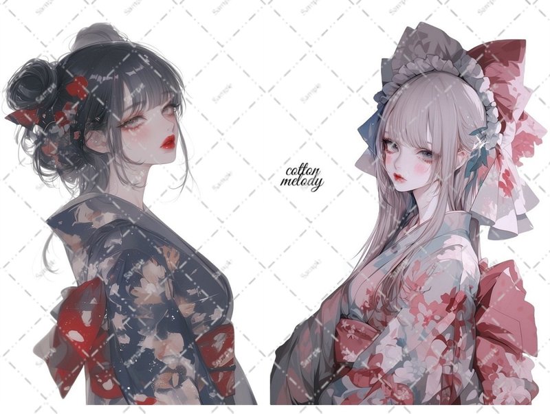 原创贴纸 no.6562 人物贴纸 原创贴纸 人物贴纸 女孩贴纸 原创人物贴纸 - 贴纸 - 纸 