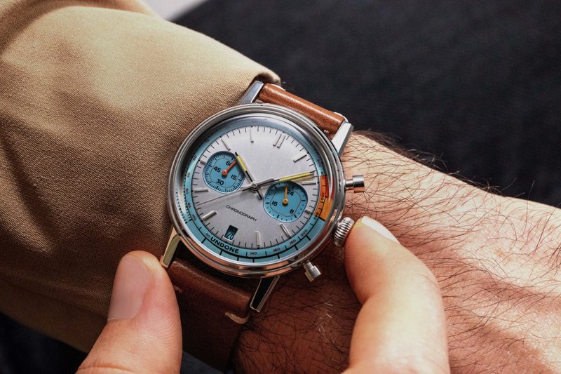 UNDONE Urban Retro Car 70's 计时手表 - 男表/中性表 - 其他金属 卡其色