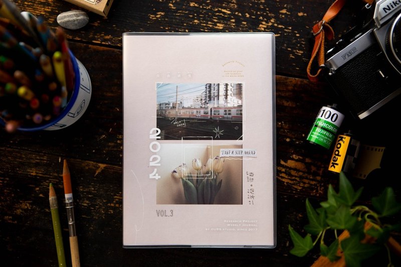 2024 OURS手帐 自由研究 - 笔记本/手帐 - 纸 粉红色