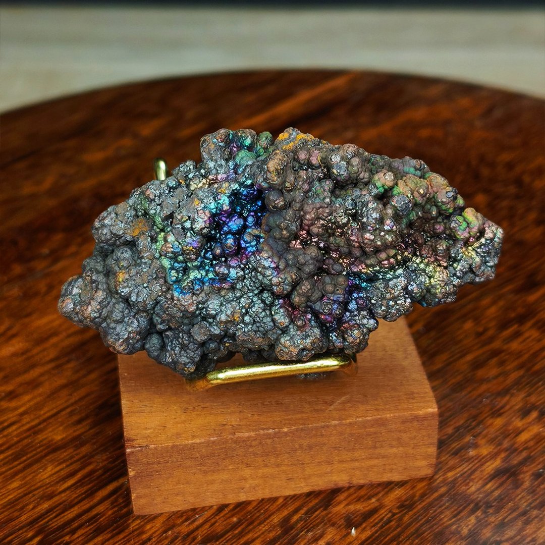 老矿七彩力泥胆 / 天蓝紫粉显色 / 沉稳老料与核心能量中枢 - 摆饰 - 宝石 多色