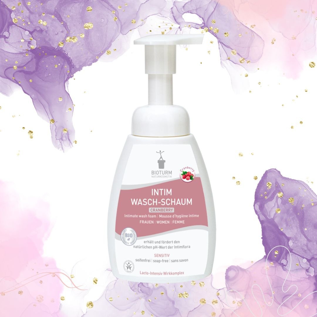 【天然蔓越莓萃取】BIOTURM 蔓越莓私密泡沫慕斯 250ml - 私密护理 - 浓缩/萃取物 粉红色
