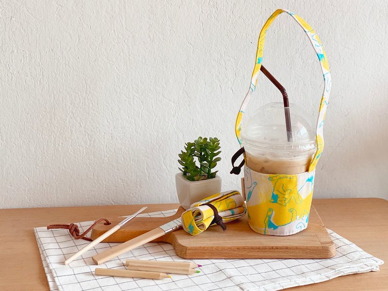 Beverage bag - 其他 - 棉．麻 黄色