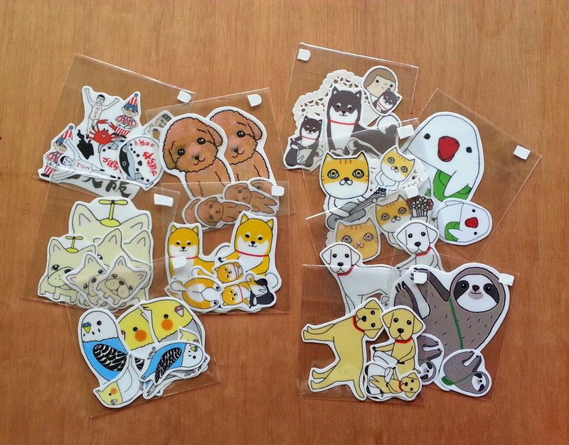 散装贴纸 (大小组合) - 贴纸 - 纸 