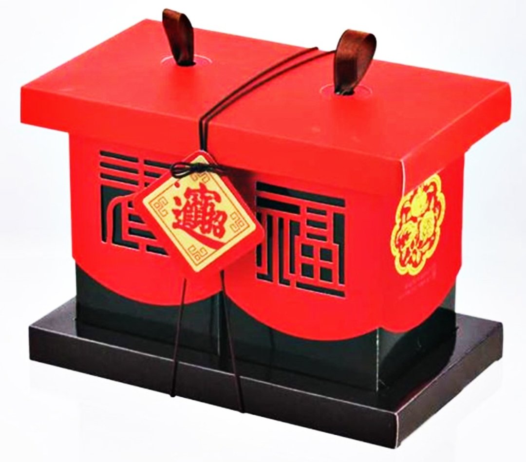 港澳包邮福袋 源之家春运福至限量礼盒 - 水果干 - 纸 红色