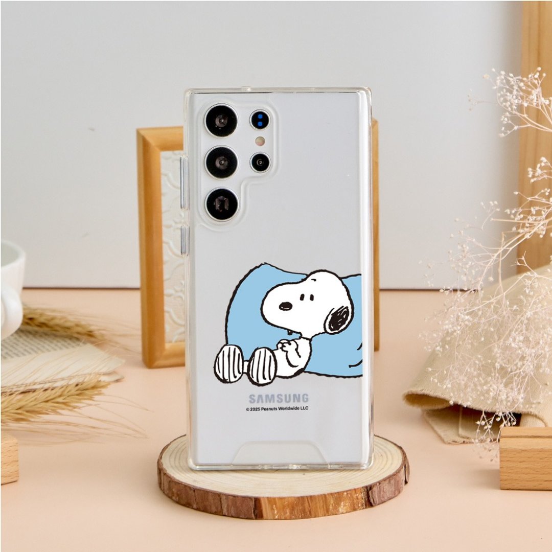 SNOOPY史努比与懒骨头防摔透明SAMSUNG手机壳 - 手机壳/手机套 - 塑料 多色