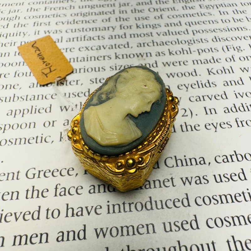 Florenza金色浮雕仕女小盒 - 其他 - 其他金属 