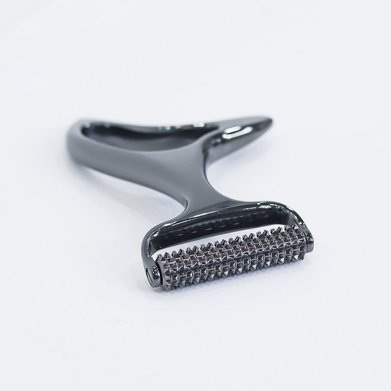 【按摩小脸_头皮】针好噜 - 三合一按摩刮痧滚轮 - 脸部按摩/清洁工具 - 其他金属 银色