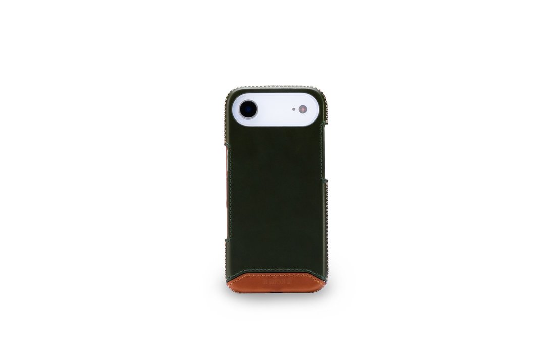 iPhone 17 Air 经典系列-磁吸手机皮套-苏格兰绿 - 手机壳/手机套 - 真皮 绿色