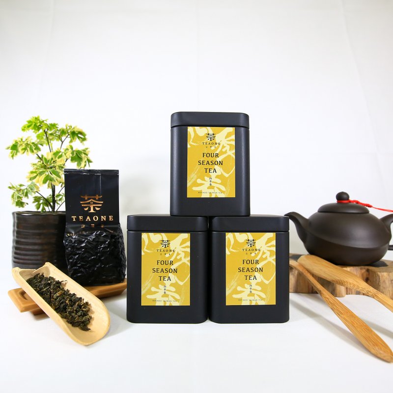 【TeaOne I 原叶茶罐】四季春 Four Season Tea【75g/罐】 - 茶 - 新鲜食材 黄色