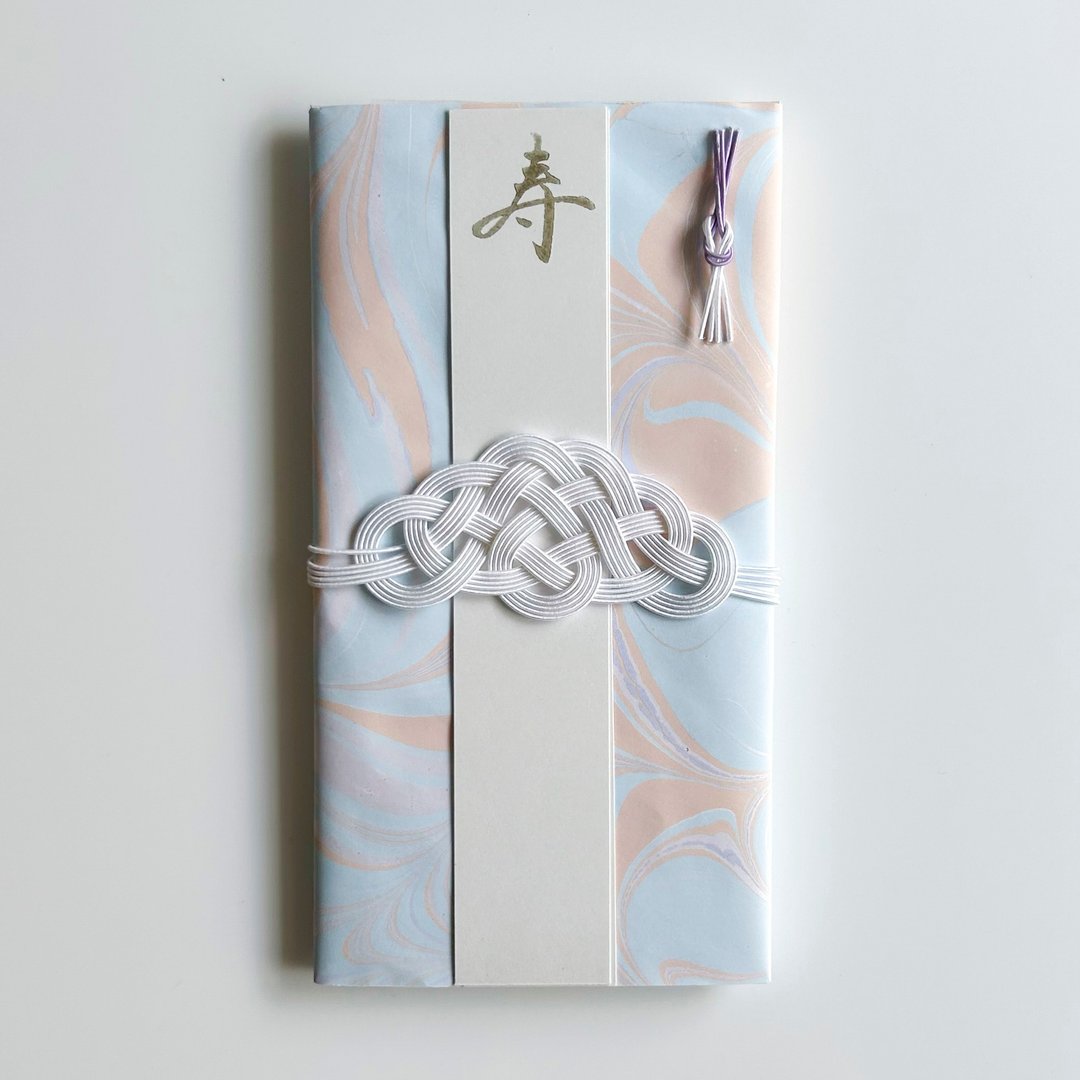 大理石纹寿金封 - 红包/春联 - 纸 白色