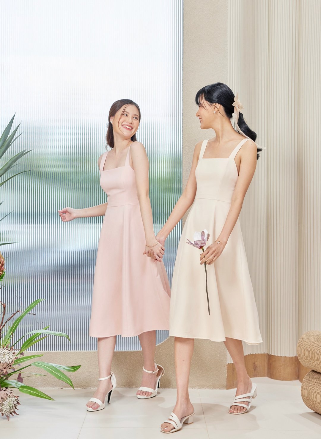 New Color! Klara Dress by Klara Love l summer dress, casual dress, bridesmaid - 洋装/连衣裙 - 聚酯纤维 粉红色