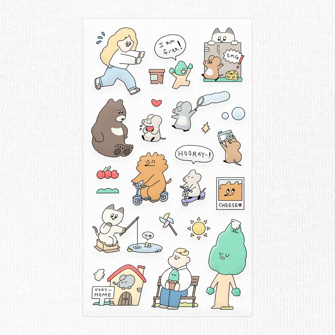 贴纸 Perhaps Everyday 1 - 贴纸 - 塑料 