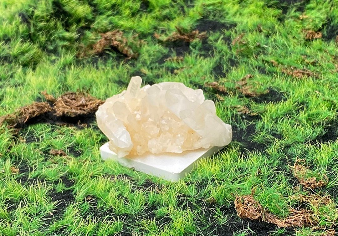 天然原矿能量白水晶簇 消磁净化 开运 办公室 风水 摆件 入厝礼物 - 摆饰 - 水晶 白色