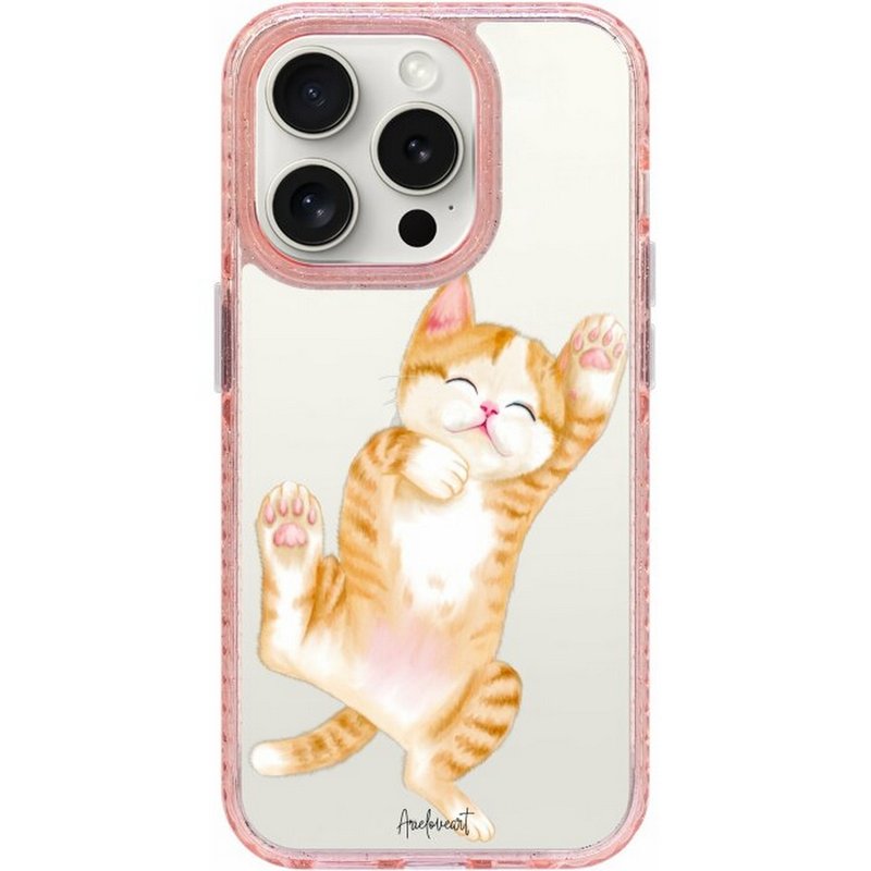 Ariel Watercolor 橘猫 iPhone16 Samsung S25气垫标准镜面手机壳 - 手机壳/手机套 - 塑料 多色