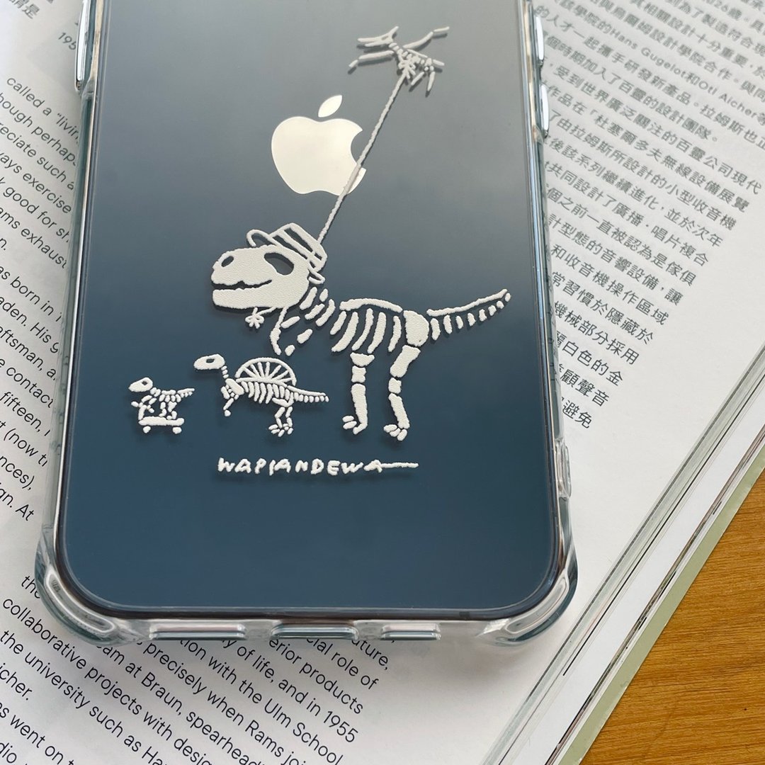 白化石恐龙溜翼手龙 iphone 手机壳 - 手机壳/手机套 - 塑料 透明