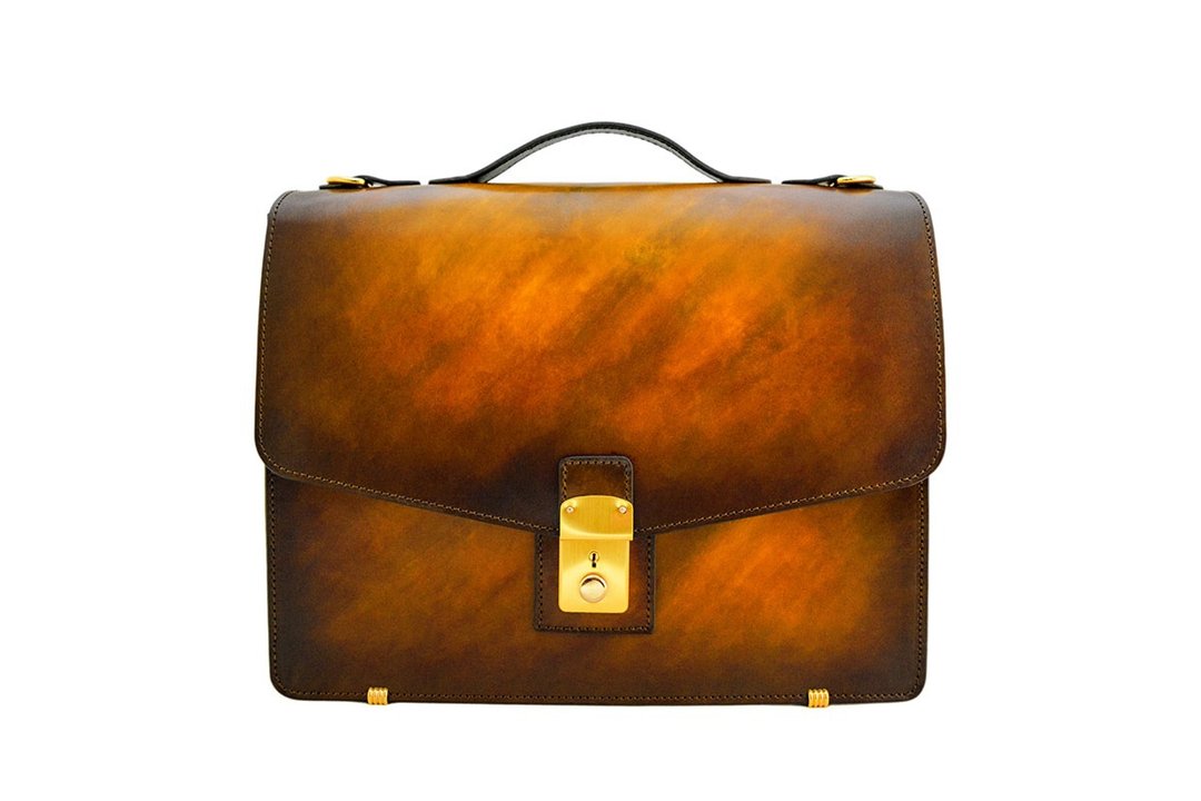 ACROMO Brown 2way Hand & Shoulder bag - 手提包/手提袋 - 真皮 咖啡色