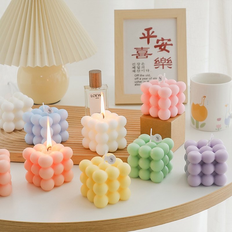 AMARA 心情方块香氛蜡烛 仪式感生活 生日 情人节 圣诞节 - 蜡烛/烛台 - 其他材质 多色