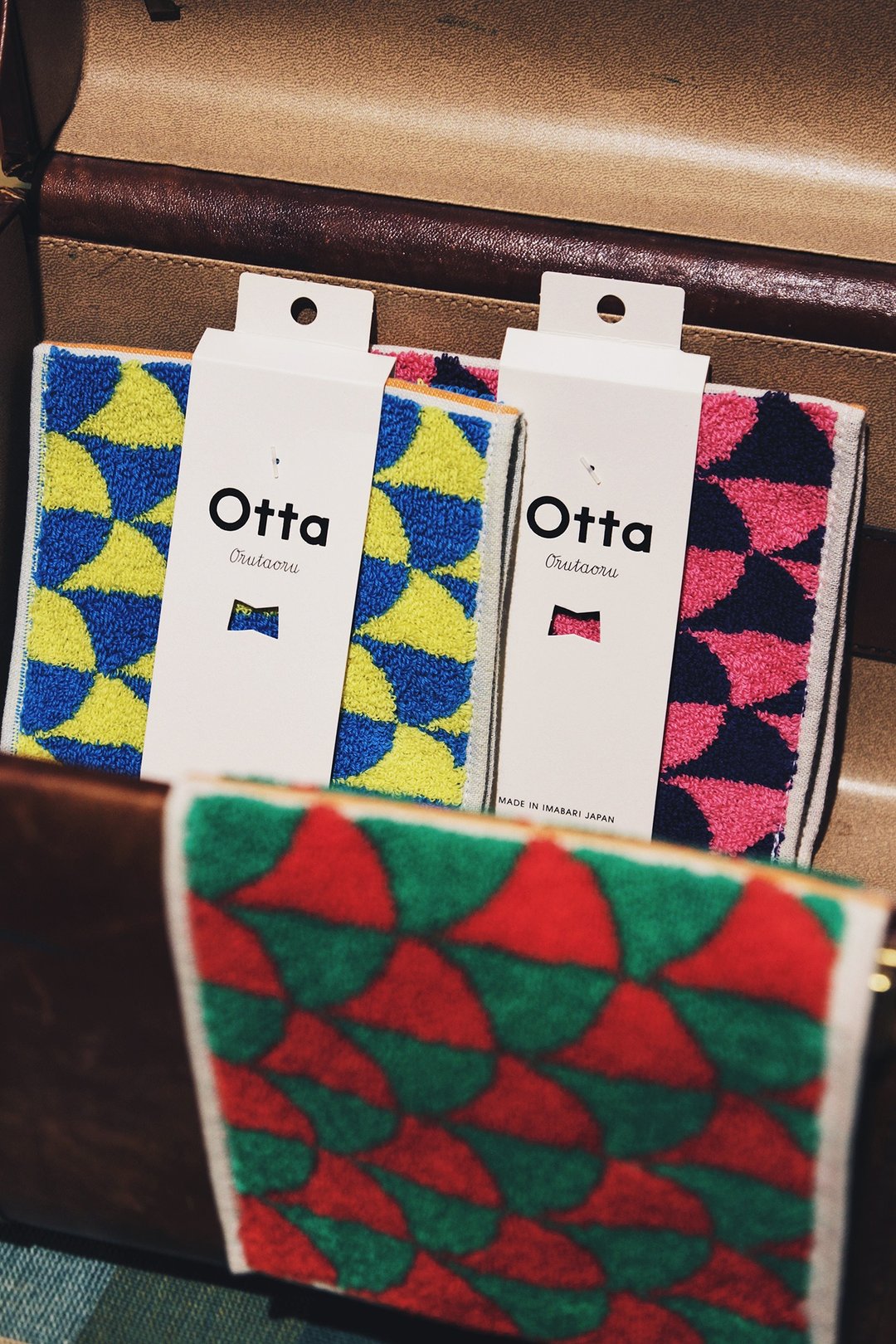 Otta 半方巾手帕 / 几何图 - 毛巾浴巾 - 棉．麻 