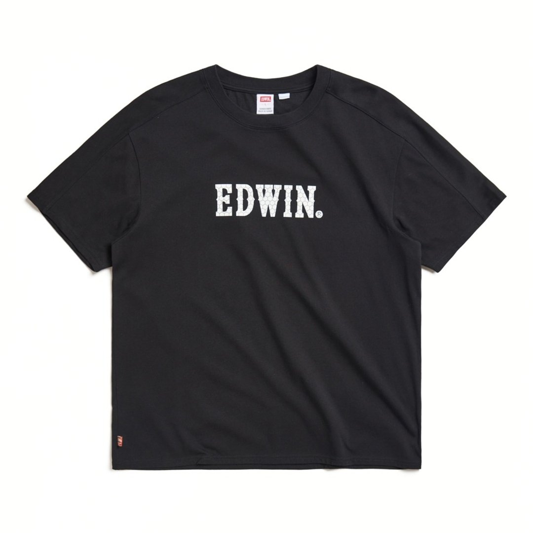 EDWIN 男装 COOL FLEX 火星舰服宽版短袖 T 恤 (黑色) #上衣 - 男装上衣/T 恤 - 棉 黑色