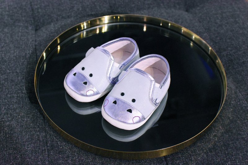 力大如牛婴儿鞋 / 手工学步鞋 / 定制烙印 / 订制 / 礼物 - 婴儿鞋 - 真皮 