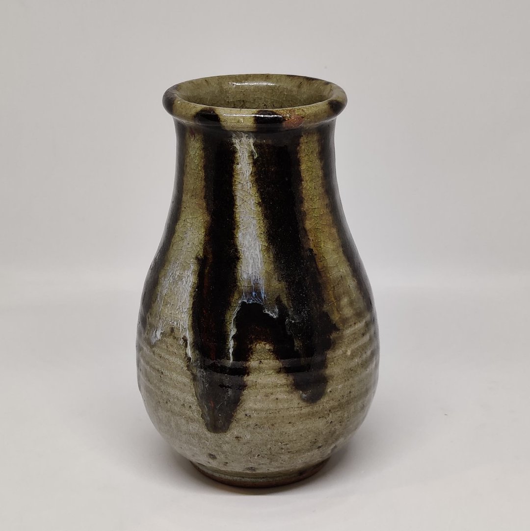 Japanese Studio Pottery No.010 - 花瓶/陶器 - 陶 黑色