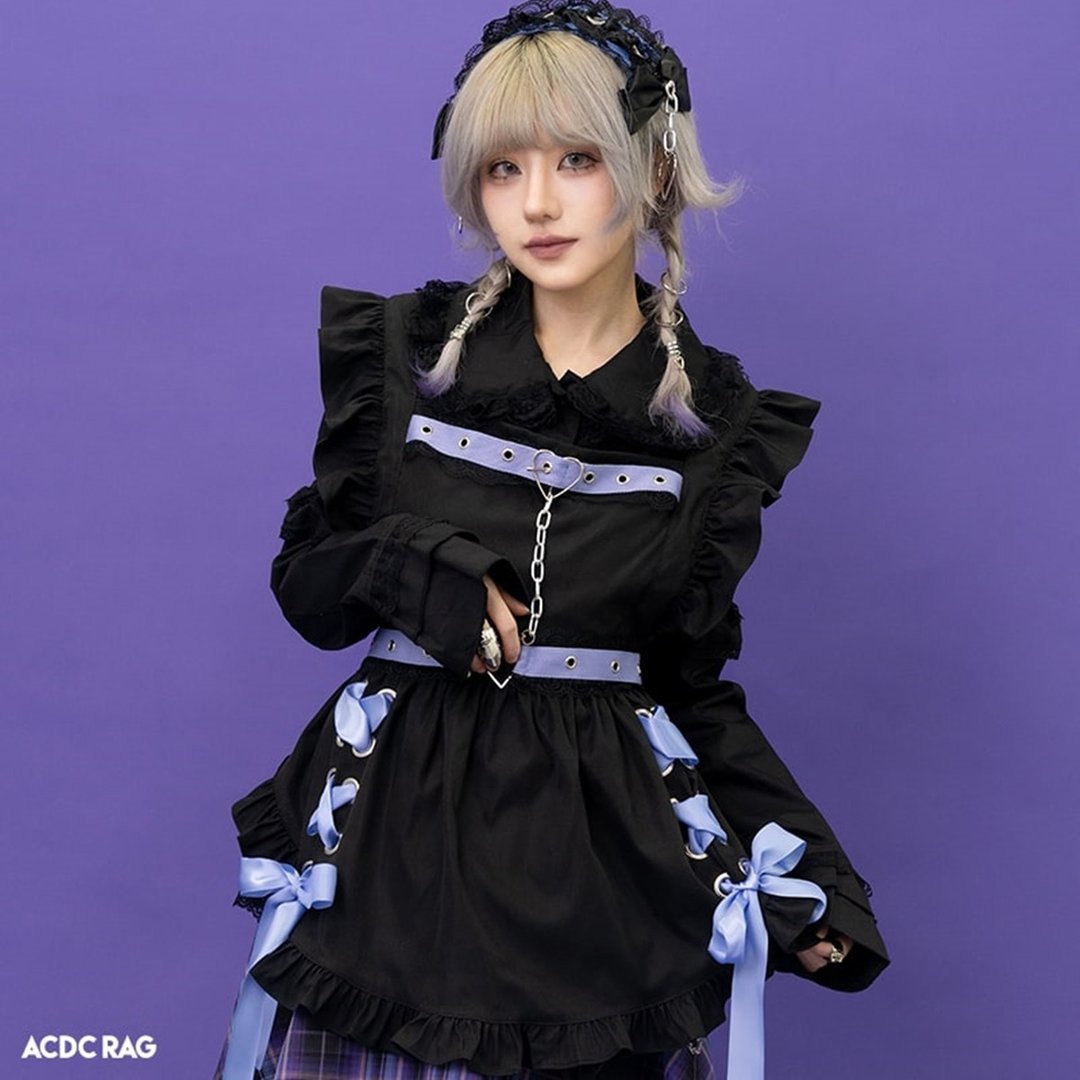 危险情人吊带裙腰带围裙ACDC RAG台湾代理JA0604 - 背带裤/连体裤 - 其他材质 紫色