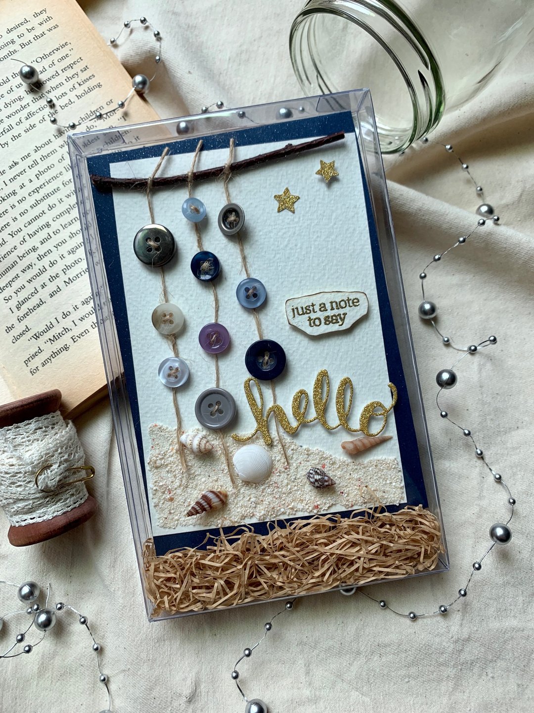 手工卡片、祝福卡片、心意卡片、万用卡片 - 卡片/明信片 - 其他材质 蓝色
