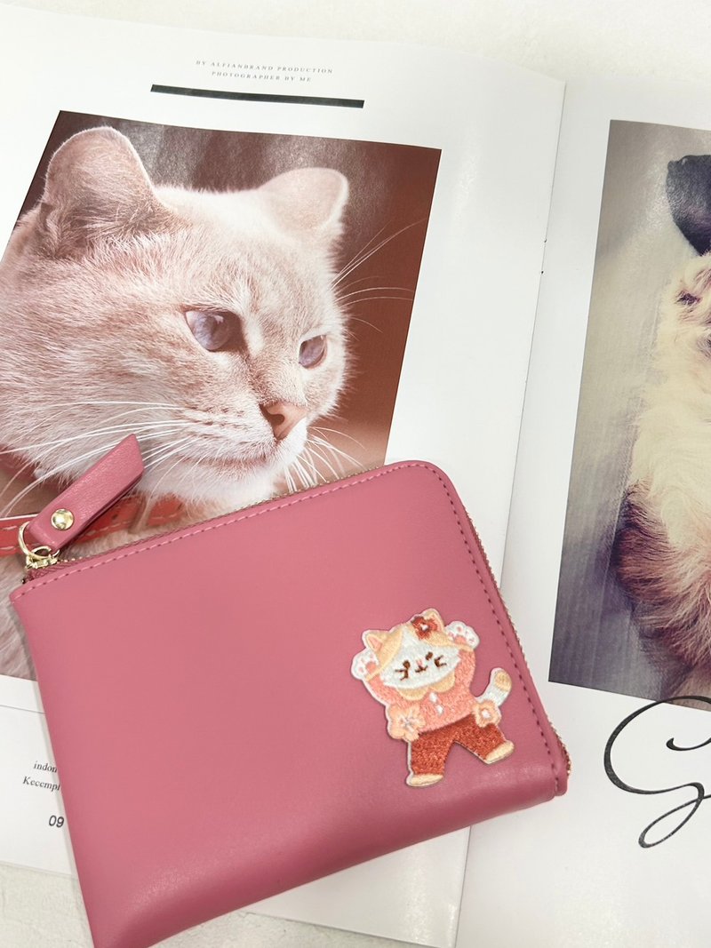 【快速出货】L型短夹 零钱包 皮夹 卡夹 小包 大容量 生日 毕业礼 - 皮夹/钱包 - 防水材质 