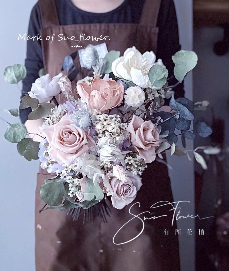 不凋花捧花/告白花束/求婚花束/生日礼物/拍摄道具 - 干燥花/捧花 - 其他材质 