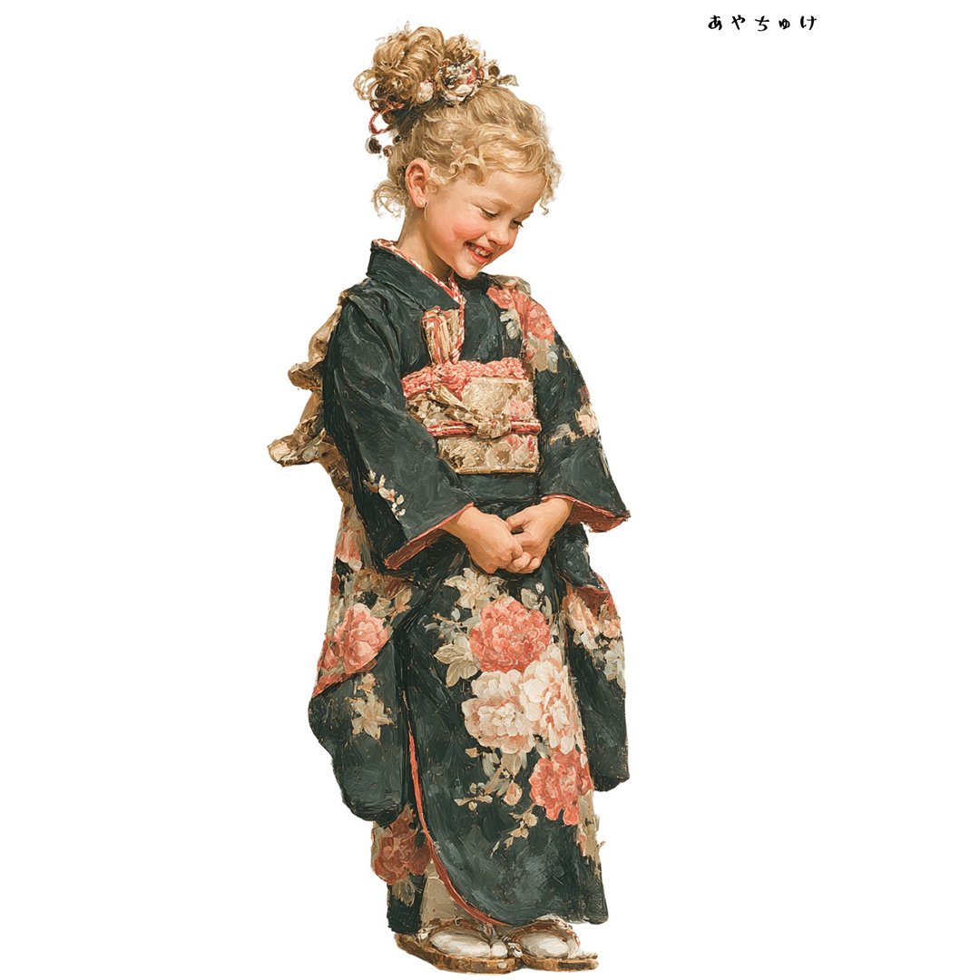 【12月新品4】07-114-0102 人物贴纸 和服复古风 - 贴纸 - 纸 