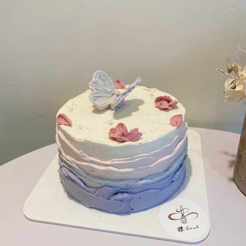 美丽的蝴蝶 定制化蛋糕 翻糖蛋糕 铄甜点 纪念日 定制化 甜点 - 蛋糕/甜点 - 新鲜食材 