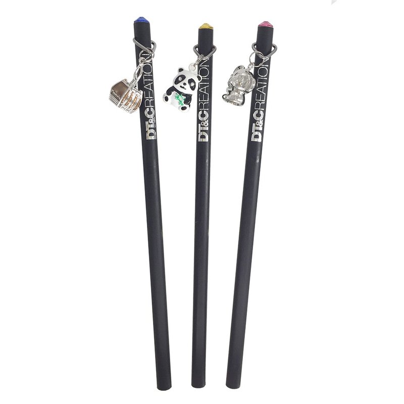 【DT&Creation】 猫空缆车系列 黑木消光珠宝吊饰铅笔 - 铅笔/自动铅笔 - 木头 