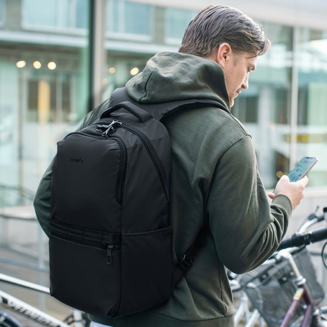 Pacsafe Metrosafe X | 五大专利防盗 后背包 25L 黑色 #30645 - 后背包/双肩包 - 环保材料 黑色