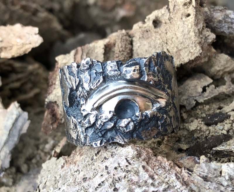 观察者戒指 Observer Ring - 戒指 - 银 银色