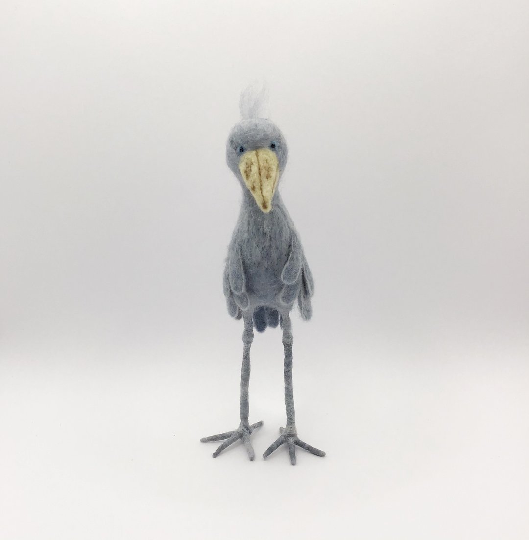 Shoebill - 玩偶/公仔 - 羊毛 