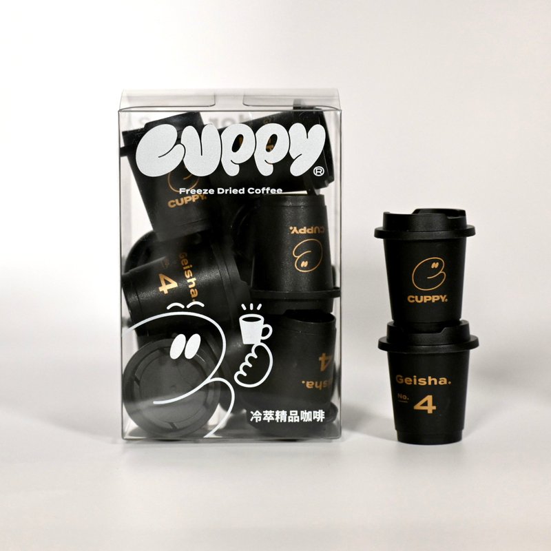 CUPPY冷萃冻干咖啡 No.4 艺伎 (12入) - 咖啡 - 浓缩/萃取物 黑色