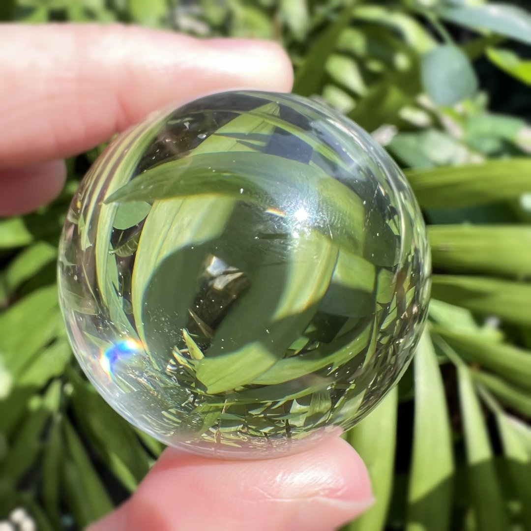 认领。水晶球 一图一物 摆件 疗愈 l 39.6mm 白水晶球 全净体 l - 摆饰 - 水晶 白色