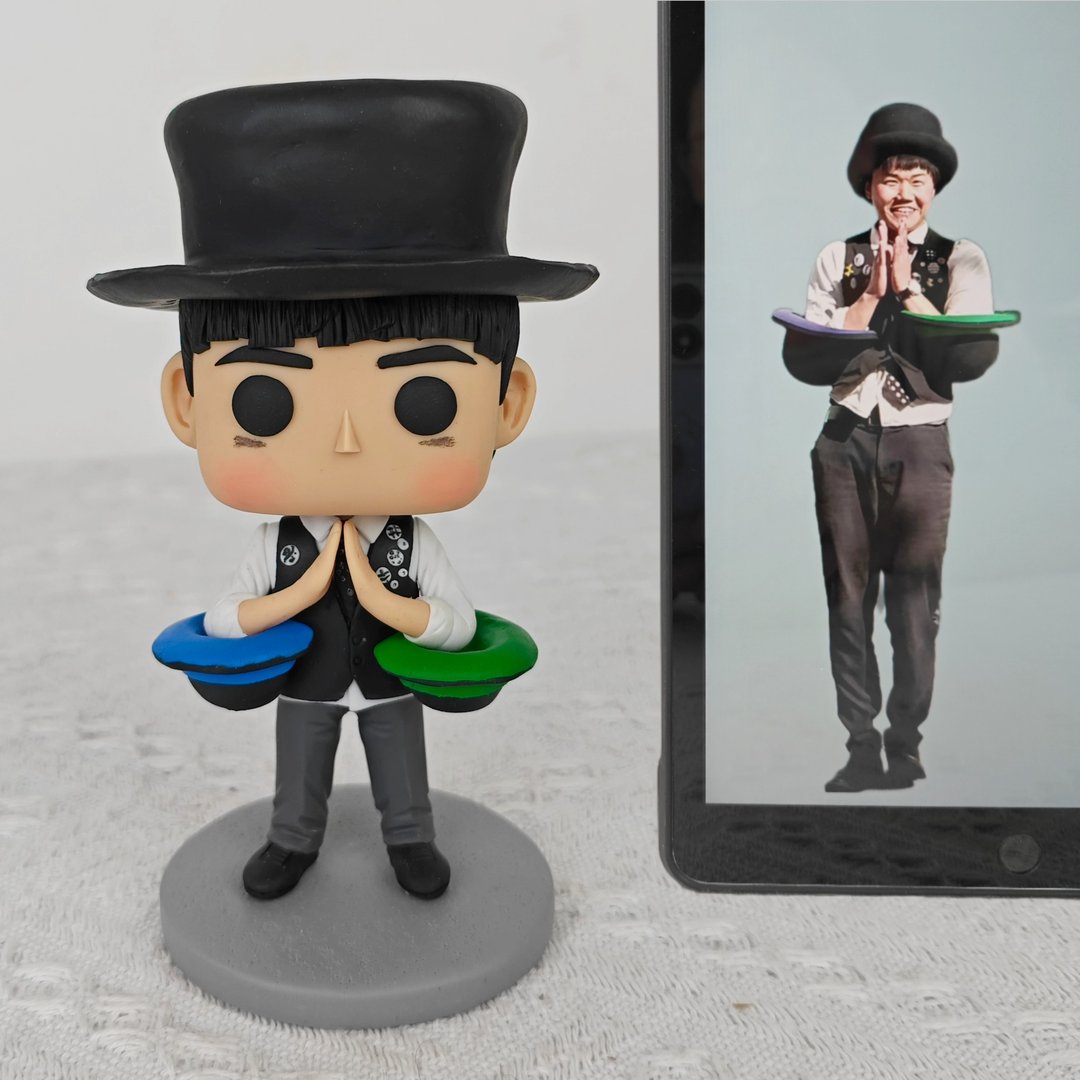 客制化 Funko Pop 自画像 肖像画 公仔 娃娃 男朋友 老公 生日 15 - 玩偶/公仔 - 粘土 多色