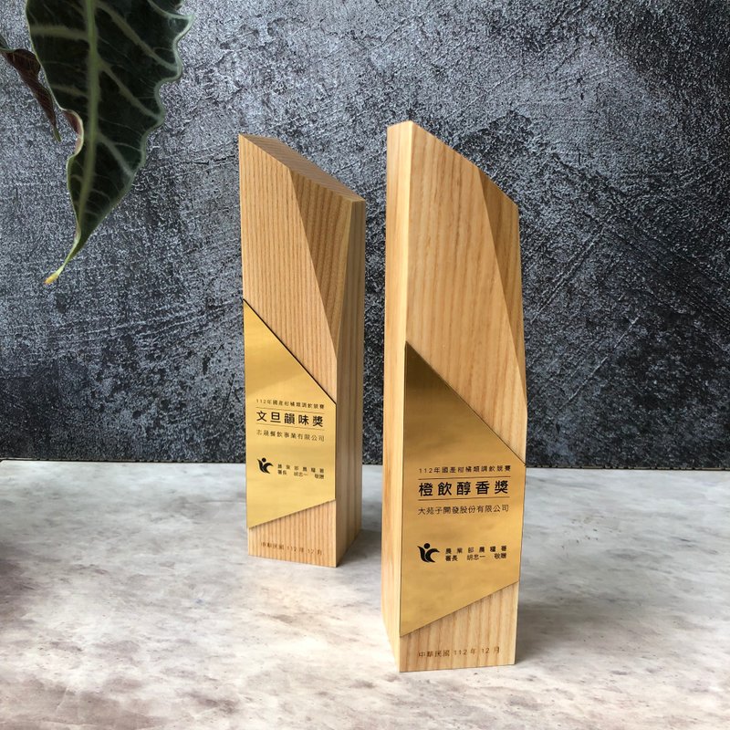 【定制化】木质奖杯 / 奖杯 / 造型奖杯 / 特色奖杯 - 其他 - 木头 卡其色