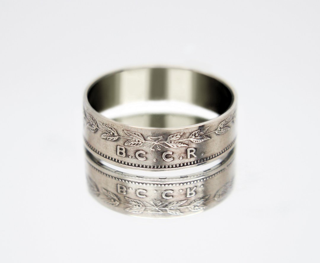 Costa Rica Coin Ring 25 centimos 1967-1978  coin rings for men coin rings gift - 戒指 - 其他金属 